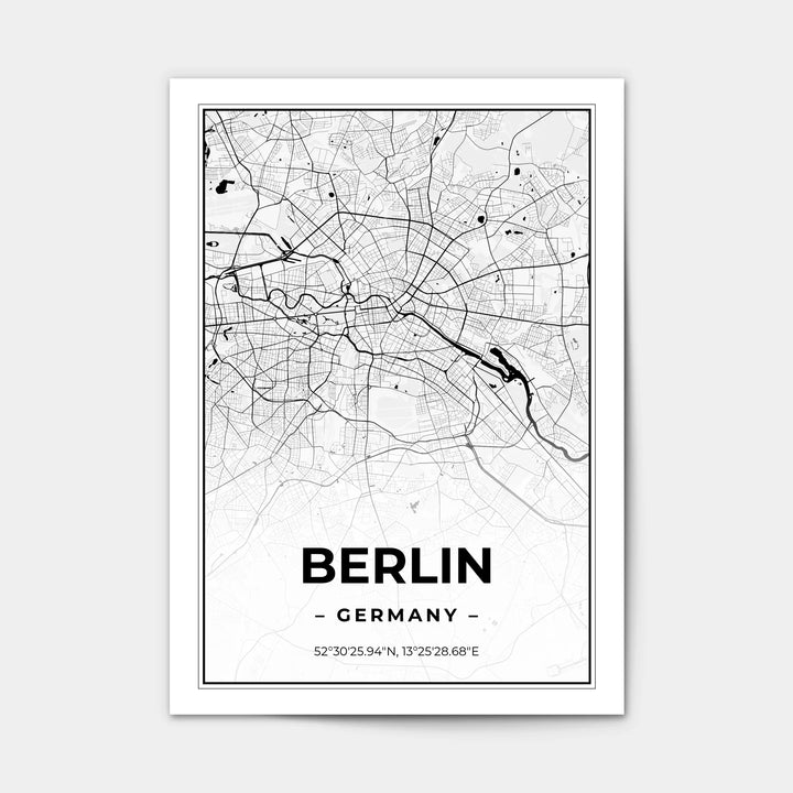 Deine Stadt, City Map, Personalisiertes Stadtkarten-Poster